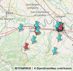 Mappa Via Marzabotto, 29011 Borgonovo Val Tidone PC, Italia (15.9885)