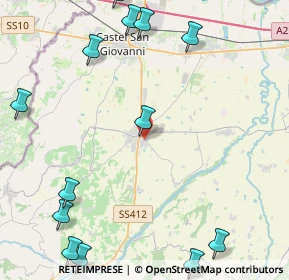 Mappa Via Marzabotto, 29011 Borgonovo Val Tidone PC, Italia (6.57667)