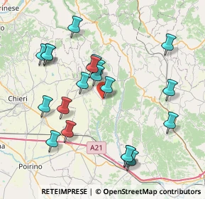 Mappa Frazione Morialdo, 14022 Castelnuovo Don Bosco AT, Italia (8.072)