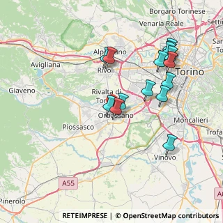 Mappa Via Fratelli Bandiera, 10043 Orbassano TO, Italia (7.58267)