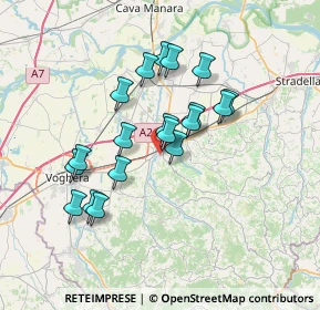 Mappa Via Circonvallazione Luigi Cantù, 27045 Casteggio PV, Italia (6.05579)