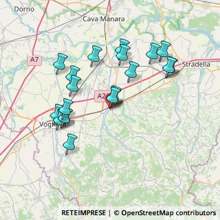 Mappa Via Circonvallazione Luigi Cantù, 27045 Casteggio PV, Italia (7.223)