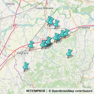 Mappa Via Circonvallazione Luigi Cantù, 27045 Casteggio PV, Italia (5.25786)