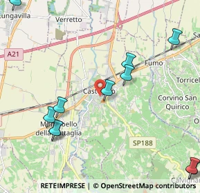 Mappa Via Circonvallazione Luigi Cantù, 27045 Casteggio PV, Italia (2.88667)