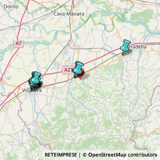 Mappa Via Bernini, 27045 Casteggio PV, Italia (8.686)
