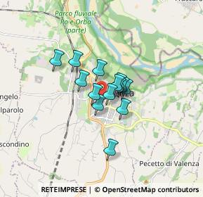 Mappa 15048 Valenza AL, Italia (0.94643)