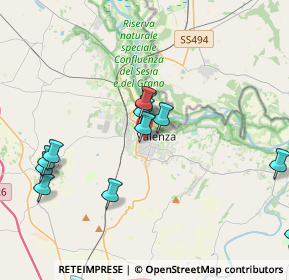 Mappa 15048 Valenza AL, Italia (4.58462)