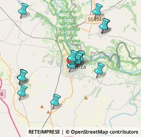 Mappa 15048 Valenza AL, Italia (3.80429)