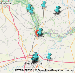 Mappa 15048 Valenza AL, Italia (9.4735)