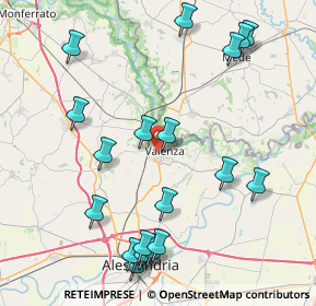 Mappa 15048 Valenza AL, Italia (9.759)