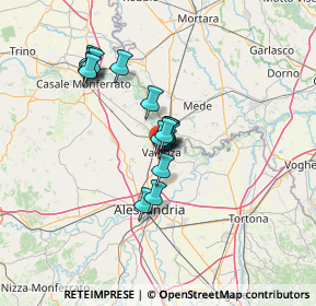 Mappa 15048 Valenza AL, Italia (9.98438)