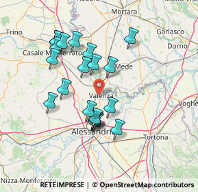 Mappa 15048 Valenza AL, Italia (13.281)