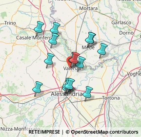 Mappa 15048 Valenza AL, Italia (11.49688)