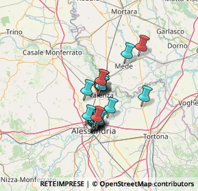 Mappa 15048 Valenza AL, Italia (8.7855)