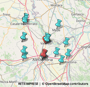 Mappa 15048 Valenza AL, Italia (12.7025)