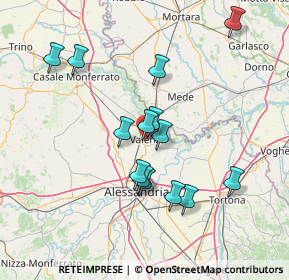 Mappa 15048 Valenza AL, Italia (13.57429)