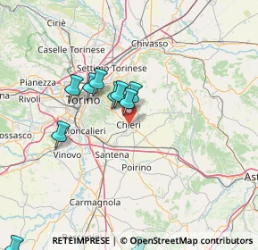 Mappa Via Carlo Alberto, 10023 Chieri TO, Italia (19.1225)