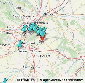 Mappa Via Carlo Alberto, 10023 Chieri TO, Italia (19.515)