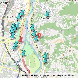 Mappa Strada Cesare Ferrero di Cambiano, 10024 Moncalieri TO, Italia (1.2835)