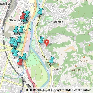 Mappa Strada Cesare Ferrero di Cambiano, 10024 Moncalieri TO, Italia (1.448)