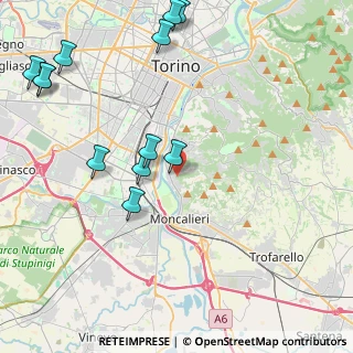 Mappa Strada Cesare Ferrero di Cambiano, 10024 Moncalieri TO, Italia (5.24917)