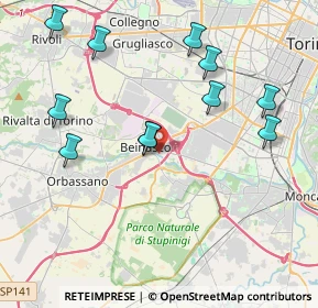 Mappa 10092 Beinasco TO, Italia (4.32273)