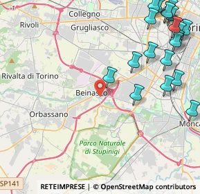 Mappa 10092 Beinasco TO, Italia (6.091)