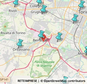 Mappa 10092 Beinasco TO, Italia (6.3875)