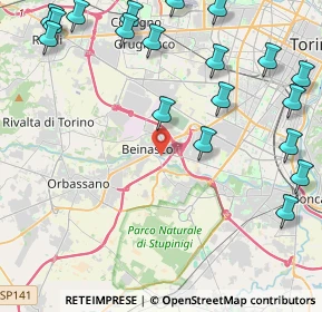 Mappa 10092 Beinasco TO, Italia (5.9355)