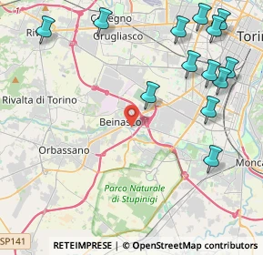 Mappa 10092 Beinasco TO, Italia (5.47923)