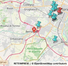 Mappa 10092 Beinasco TO, Italia (5.59333)