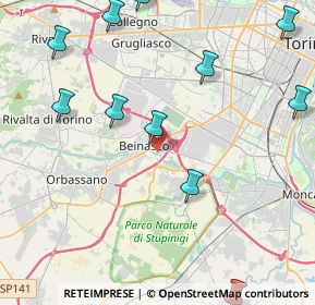 Mappa 10092 Beinasco TO, Italia (5.40182)