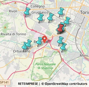 Mappa 10092 Beinasco TO, Italia (3.50067)