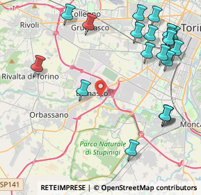 Mappa 10092 Beinasco TO, Italia (5.4595)