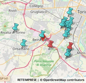 Mappa 10092 Beinasco TO, Italia (4.3525)