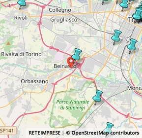 Mappa 10092 Beinasco TO, Italia (7.9235)