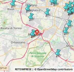 Mappa 10092 Beinasco TO, Italia (6.56368)