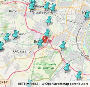 Mappa 10092 Beinasco TO, Italia (6.2025)