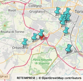 Mappa 10092 Beinasco TO, Italia (4.46308)