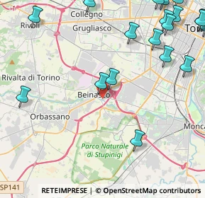 Mappa 10092 Beinasco TO, Italia (6.4695)