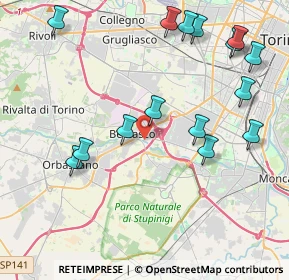 Mappa 10092 Beinasco TO, Italia (4.76467)