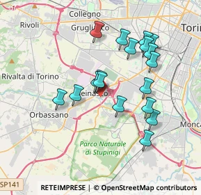 Mappa 10092 Beinasco TO, Italia (3.38722)