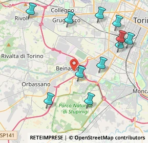 Mappa 10092 Beinasco TO, Italia (4.82545)
