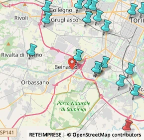 Mappa 10092 Beinasco TO, Italia (5.736)