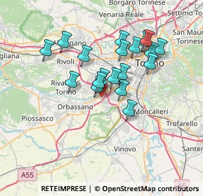 Mappa 10092 Beinasco TO, Italia (6.00526)