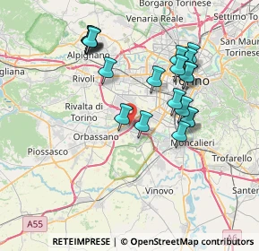 Mappa 10092 Beinasco TO, Italia (7.201)