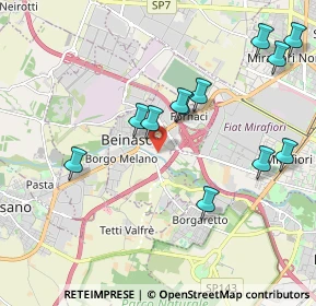 Mappa 10092 Beinasco TO, Italia (2.06667)