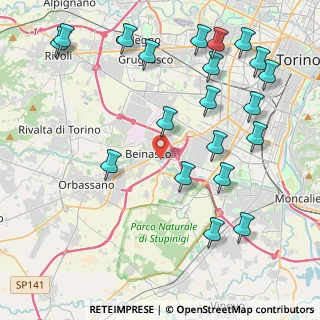 Mappa 10092 Beinasco TO, Italia (5.095)