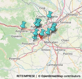Mappa 10092 Beinasco TO, Italia (8.95077)