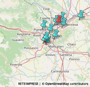 Mappa 10092 Beinasco TO, Italia (10.94727)